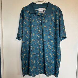 Tropical Drink Patterned Men's Shirt - XL Tall